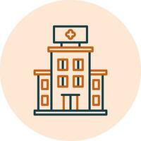 Hospital Building Vector Icon