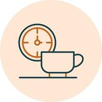 icono de vector de descanso para tomar café