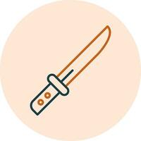 icono de vector de cuchillo