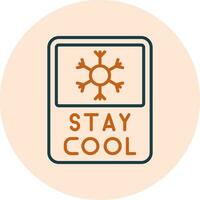 Stay Cool Vector Icon