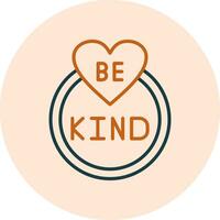 Be Kind Vector Icon