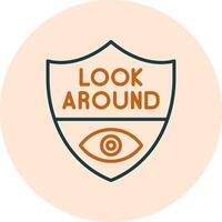 Look Around Vector Icon