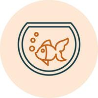 fish bowl Vector Icon