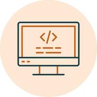 Computer Vector Icon