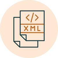 Xml File Vector Icon