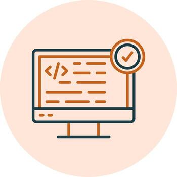 icono de vector de programación