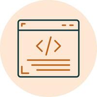 Web Programming Vector Icon