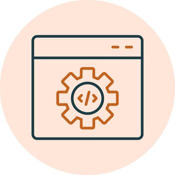 código mejoramiento vector icono