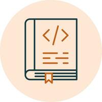 Coding Book Vector Icon