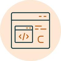 Computer Languages Vector Icon