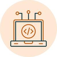 icono de vector de laptop