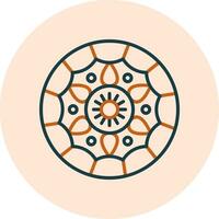 icono de vector de mandala