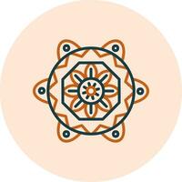 icono de vector de mandala