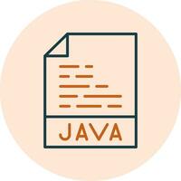 Java guión vector icono