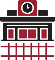 Train Station Vector Icon