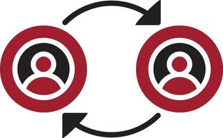 Peer To Peer Vector Icon