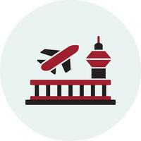 icono de vector de aeropuerto