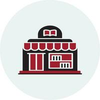 Book Shop Vector Icon