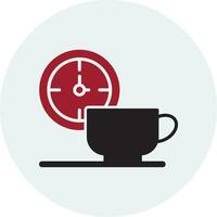 icono de vector de descanso para tomar café