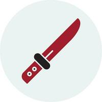 icono de vector de cuchillo