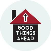 Good Things Ahead Vector Icon