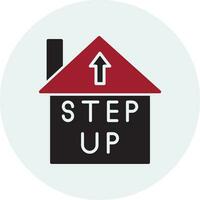 Step Up Vector Icon