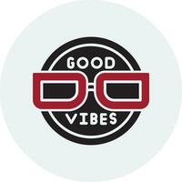 Good Vibes Vector Icon