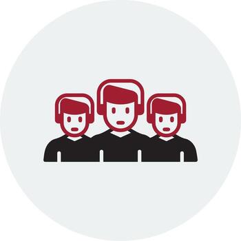 icono de vector de equipo