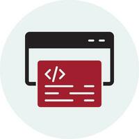 icono de vector html