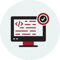 icono de vector de programación