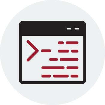 Code Terminal Vector Icon