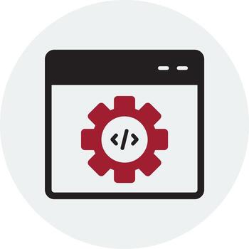 código mejoramiento vector icono