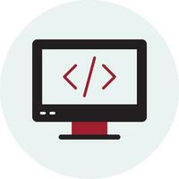 Web Coding Vector Icon