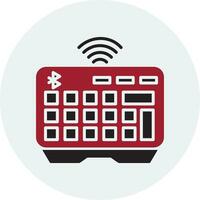 Wireless Keyboard Vector Icon