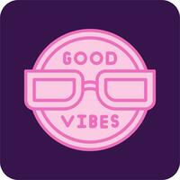 Good Vibes Vector Icon