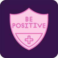 Be Positive Vector Icon