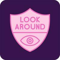 Look Around Vector Icon