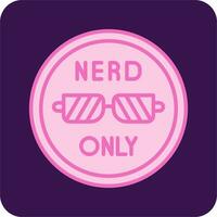 Nerd Only Vector Icon