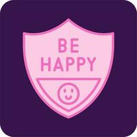 Be Happy Vector Icon