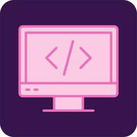 Web Coding Vector Icon