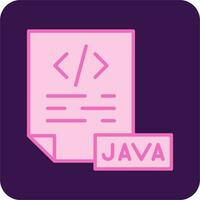 icono de vector de java