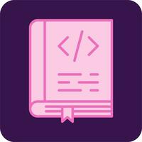 Coding Book Vector Icon