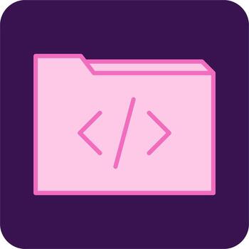 icono de vector de carpeta