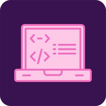 icono de vector de programación