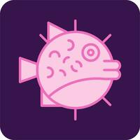 Puffer Fish Vector Icon