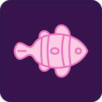Clown Fish Vector Icon