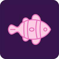 Clown Fish Vector Icon