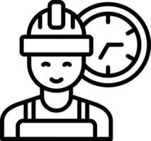 Working Hours Vector Icon