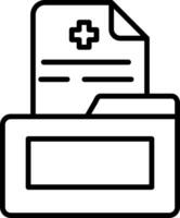 Medical File Vector Icon