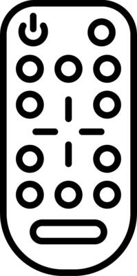Remote Vector Icon